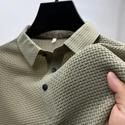 Soft Polo Solid Color Shirt - Image 4