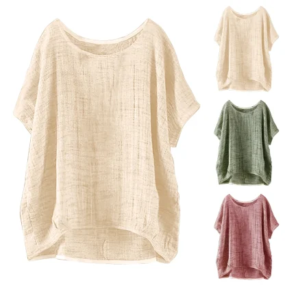 Casual Women's Solid Color Shirt - Image 6
