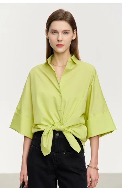 Minimalist Oversized Solid Color Shirts - Image 6