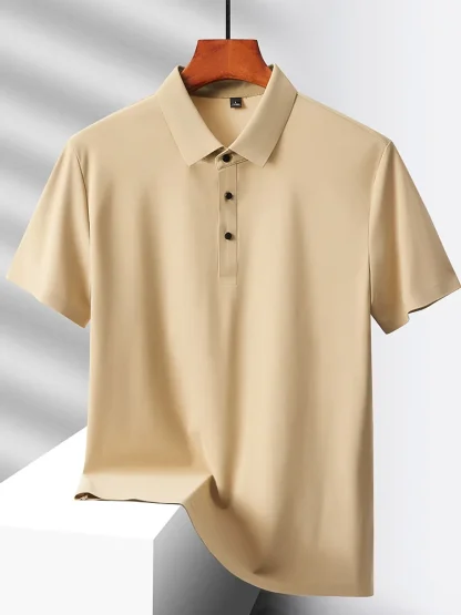 Men's Polo Solid Color Shirt - Image 2