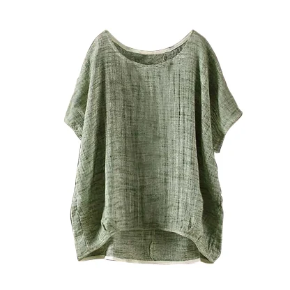 Casual Women's Solid Color Shirt - Image 3
