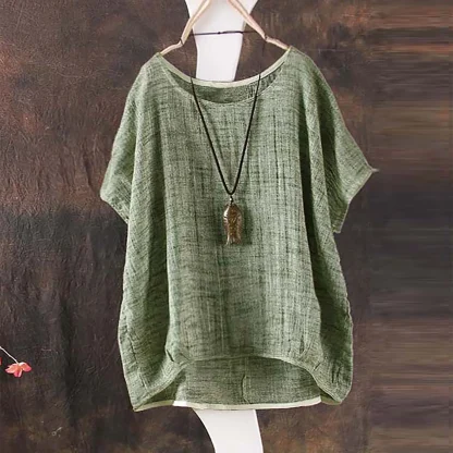 Casual Women's Solid Color Shirt - Image 4