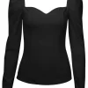 Puff Long Sleeve Solid Color Shirt - Image 5