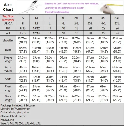 Pleated V-neck Solid Color Shirts - Image 7
