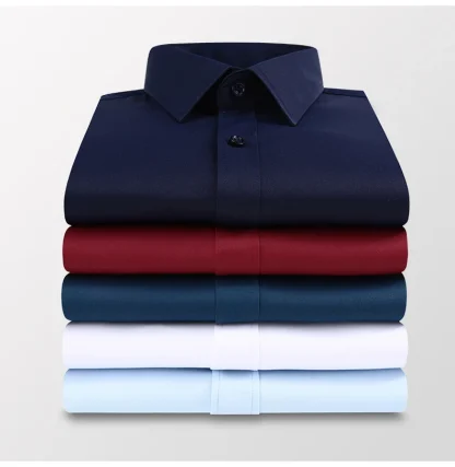 Men's Polo Solid Color Shirts - Image 7