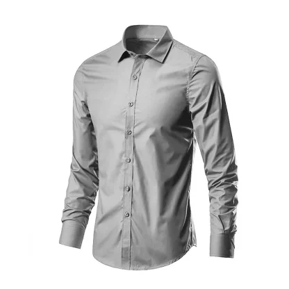 Polo Long Sleeve Solid Color Shirts