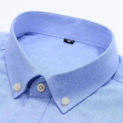 Long Sleeve Polo Solid Color Shirts - Image 2