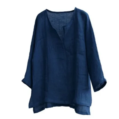 Casual Men's Solid Color Shirt - Image 3