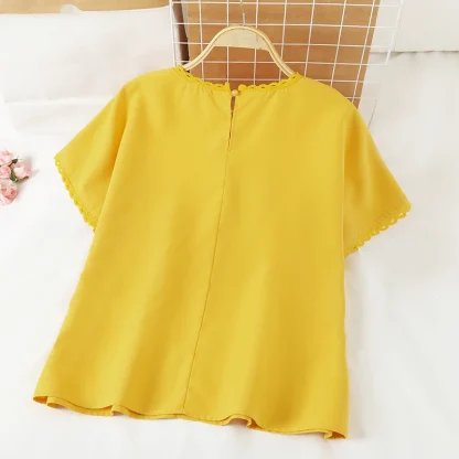 Casual Tunic Solid Color Shirts - Image 5