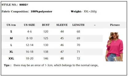 Smocked Sleeve Solid Color Shirts - Image 7