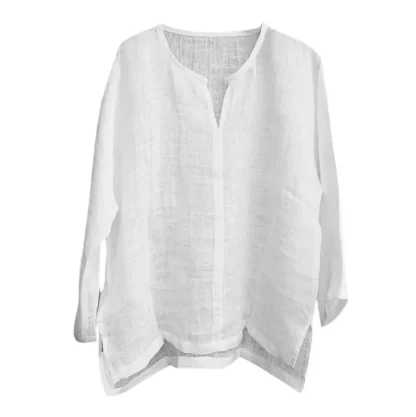 Casual Men's Solid Color Shirt - Image 6