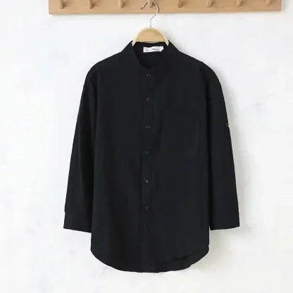 Men's Button Down Solid Color Shirt