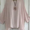 Oversized O-neck Solid Color Shirts - Image 3