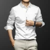 Soft Button-up Solid Color Shirts - Image 3