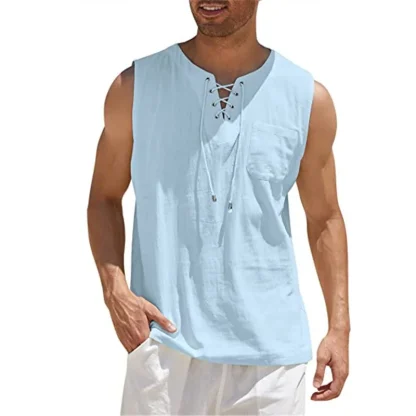 Men's Casual Solid Color Shirts - Image 4