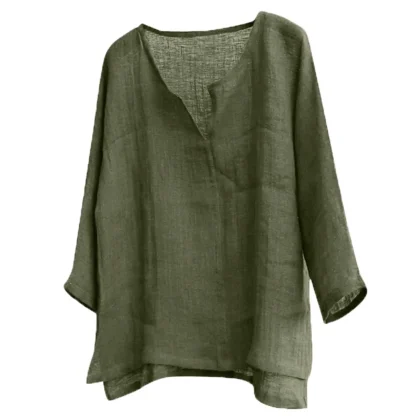 Casual Men's Solid Color Shirt - Image 5