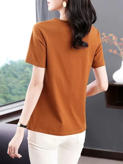 Casual Relax Fit Solid Color Shirts - Image 5