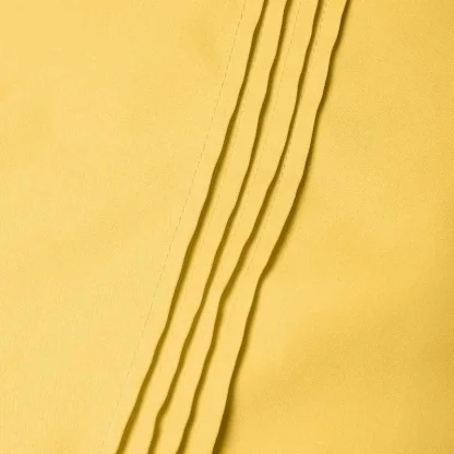 Pleated Tunic Solid Color Shirts - Image 6