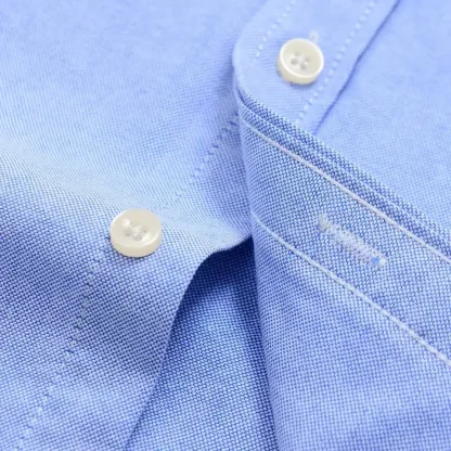 Long Sleeve Polo Solid Color Shirts - Image 5