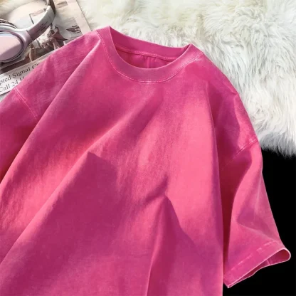 Loose Fit Casual Solid Color Shirts - Image 2