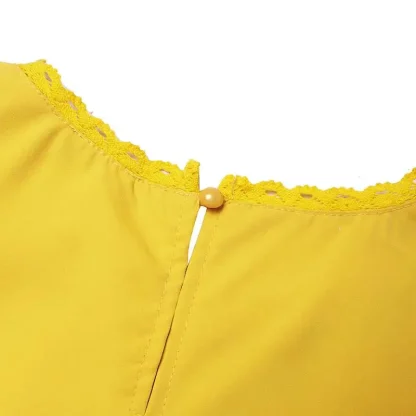 Casual Tunic Solid Color Shirts - Image 6