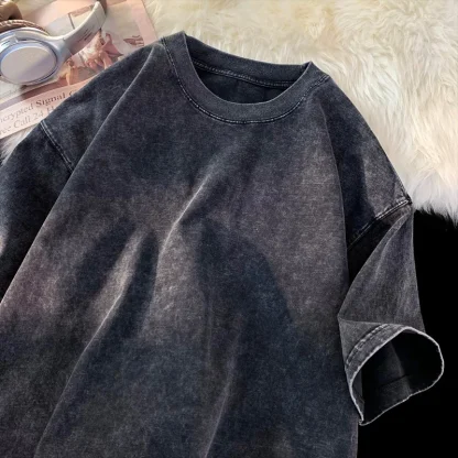 Loose Fit Casual Solid Color Shirts - Image 3