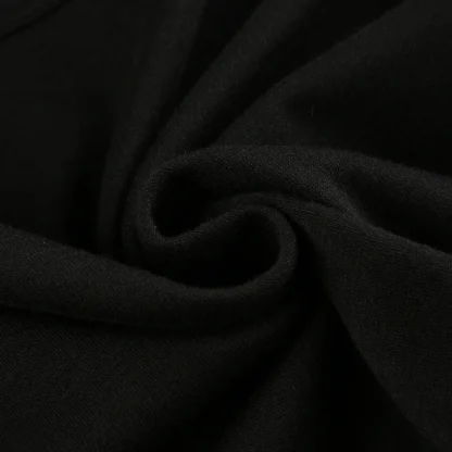 Slim Fit Lace Trim Solid Color Shirt - Image 6