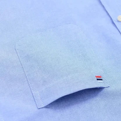 Long Sleeve Polo Solid Color Shirts - Image 3