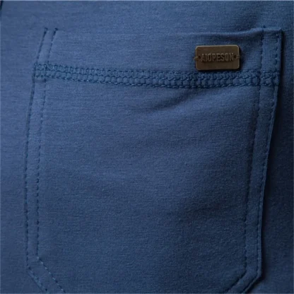 Button Neck Solid Color Shirts - Image 4