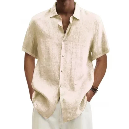 Pocket Polo Solid Color Shirt - Image 5