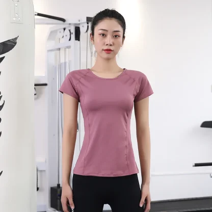 Crew Neck Solid Color Shirts